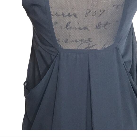 Clione Size Small Bubble Hem Sleeveless Top  Sheer Vintage Made in Korea - Picture 9 of 16